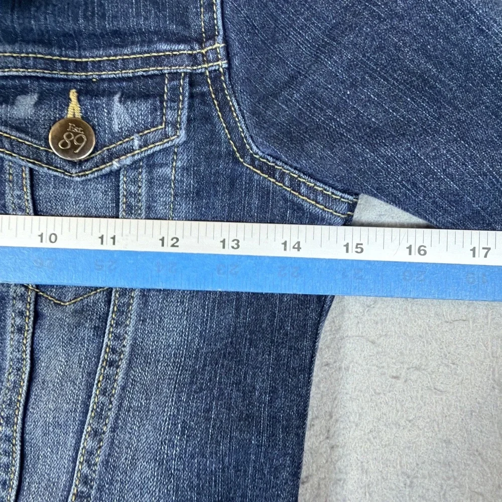 The Children's Place Girls Jean Jacket Size 7/8 Medium Denim
